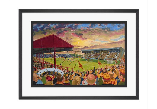 Fir Park Stadium 'Yesteryear' Fine Art Print - Motherwell FC Fir Park Stadium 'Yesteryear' Fine Art Print - Motherwell FC